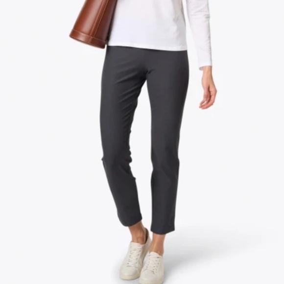 Eileen Fisher Washable Stretch Crepe High-Waisted Pant Slim Fit Ankle Length 2X - Picture 1 of 6